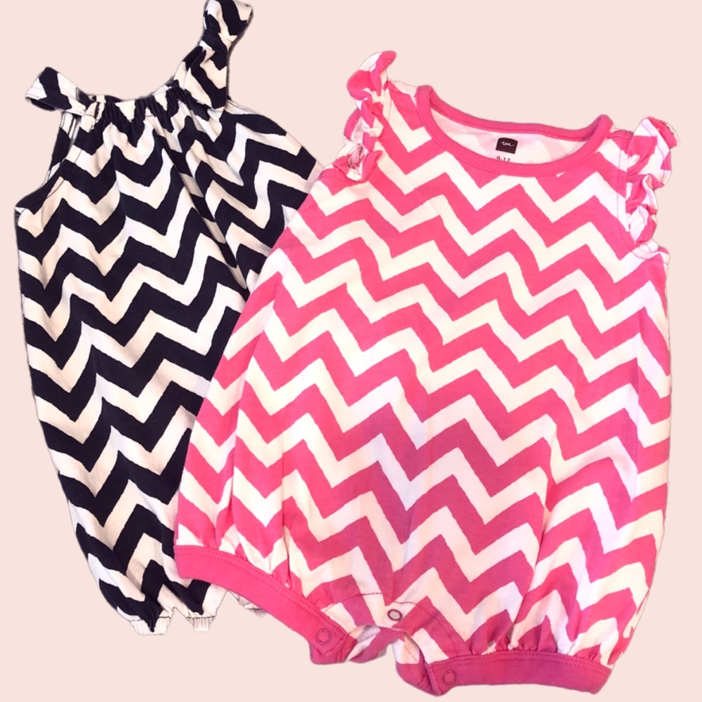Tea Baby Romper Bundle 9-12mo